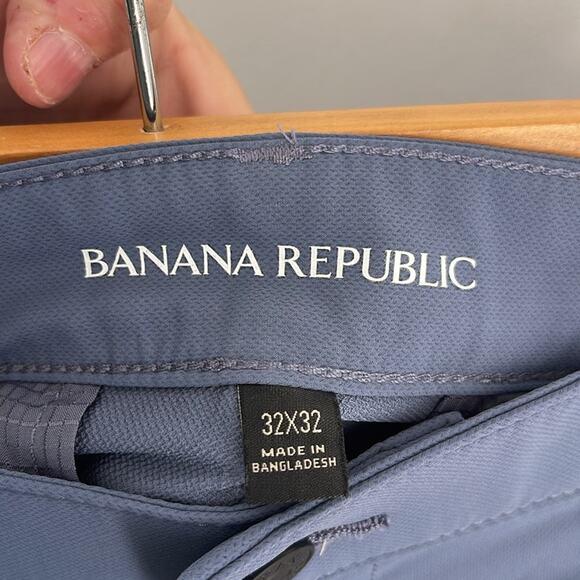 Banana Republic performance flat front slim straight career trouser dress pants - Picture 5 of 7